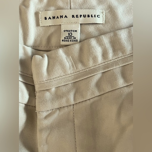 Banana Republic Stretch Women’s Trouser Wide-Leg Pants Size 10 Cream - Picture 3 of 8